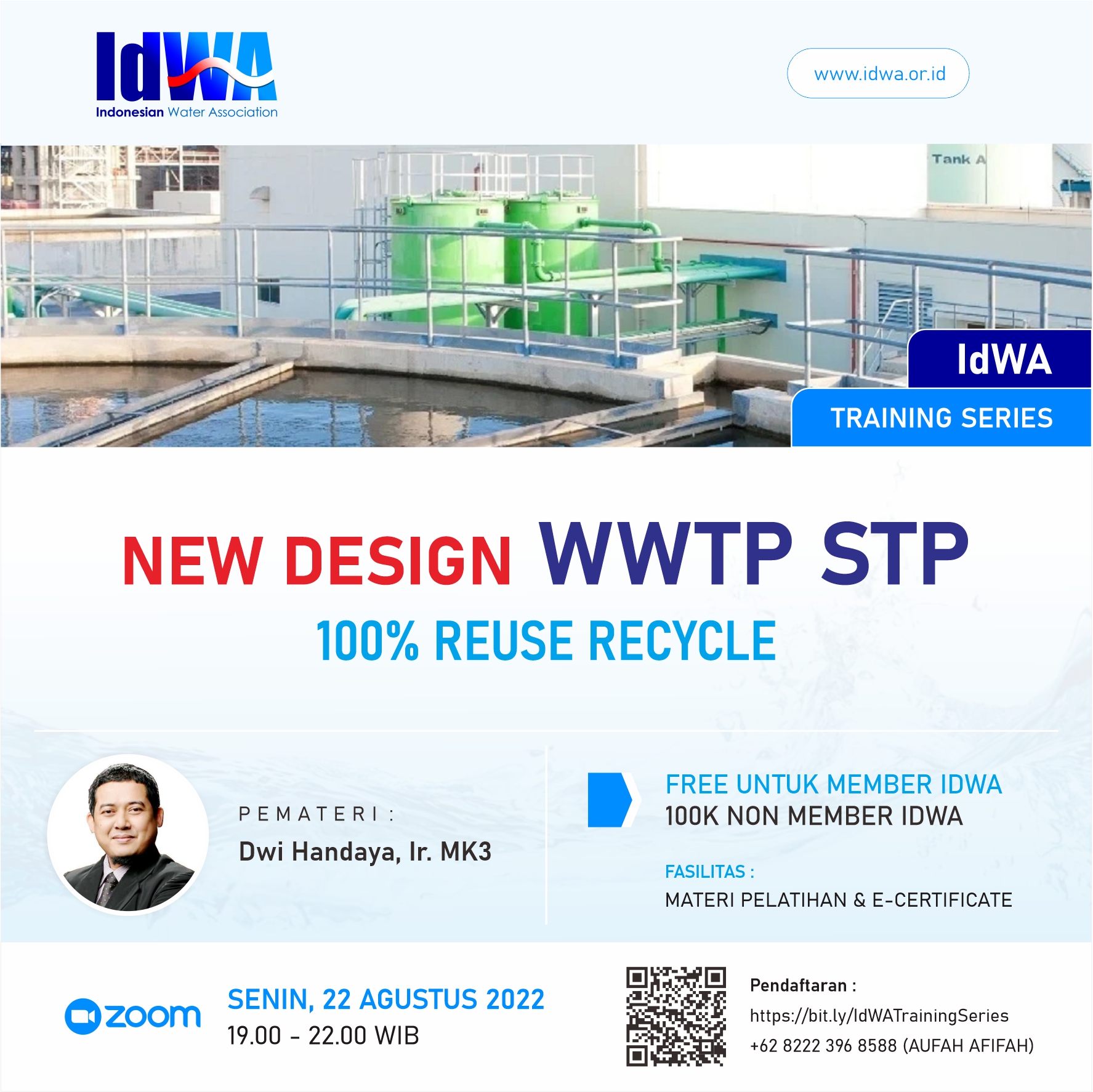 IdWA Training Series New Design WWTP STP 100 Reuse Recycle